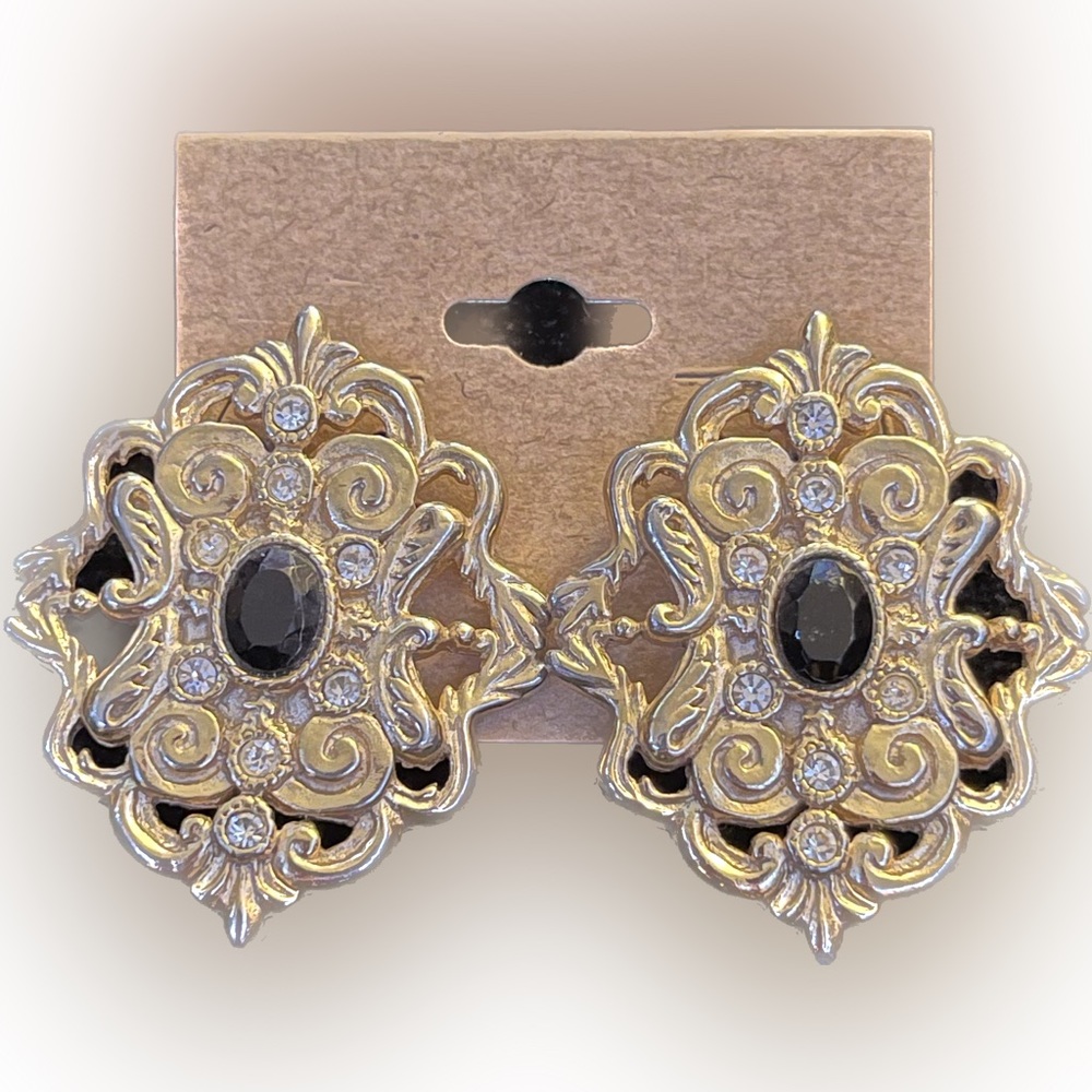 Whiting & Davis Clip On Earrings